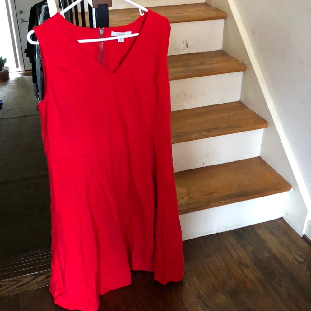 Sejour orange a line dress